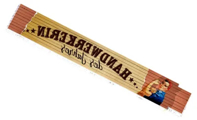 Produktbild von Zollstock 2 Meter für Handwerkerinnen
