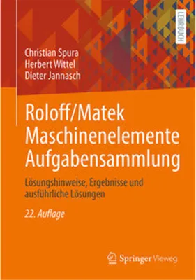Produktbild von Roloff/Matek Maschinenelemente Aufgabensammlung