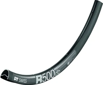 Produktbild von DT Swiss Felge R 500 Disc 28"/700C 28 Loch Schwarz - robuste Alltags-Laufradb...