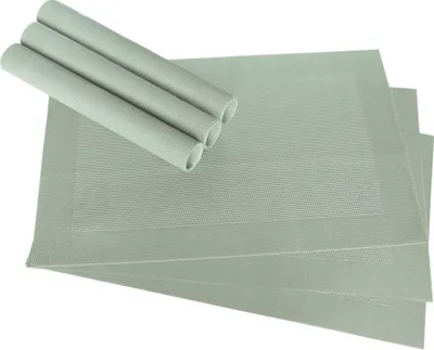 Produktbild von Tischset BORDA 6er Grün Pastellgrün Tischunterlage als Tischdeko