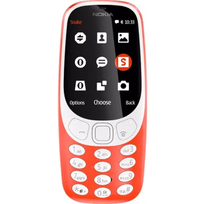 Produktbild von Nokia 3310 6,1 cm (2.4") 79,6 g Schwarz, Grau, Rot Funktionstelefon
