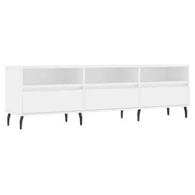 Obrázek produktu pro vidaXL TV skříňka bílá 150x30x44,5 cm odvozený výrobek ze dřeva