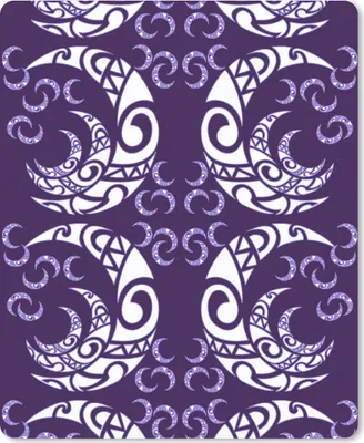 Produktbild von MuchoWow® Mauspad Mousepad Mond - Muster - Nacht 30x40 cm - Mousepads - Maus Mat - Pad - Mausunterlage - Mausmatten