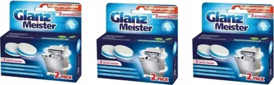 Zdjęcie produktu dla Tabletki do czyszczenia zmywarki Glanz Meister 2 x 40 g