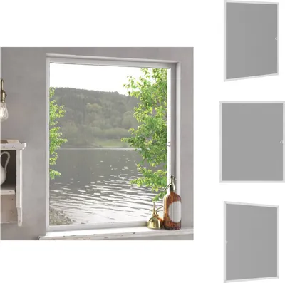 Produktbild von vidaXL Insektenschutz für Fenster Weiß 100x120 cm -  Fliegengitter