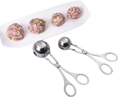 Immagine prodotto di INF Pinza/paletta per polpette, confezione da 2 in 2 misure