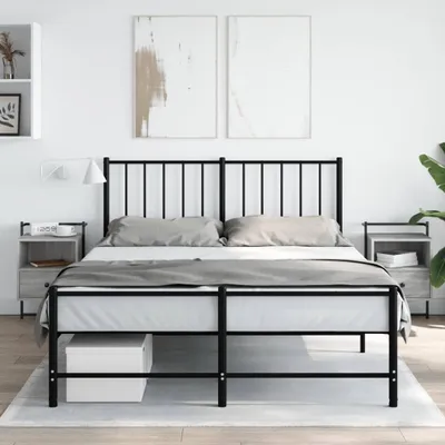 Productafbeelding van vidaXL Wandtafel/Nachtkastje, 2 stuks, grijs Sonoma, 40x30x61 cm, houtvezel