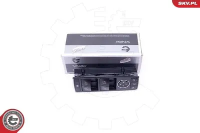 Obrázok produktu pre ESEN SKV 37SKV080 Spínač okien vhodný pre MERCEDES-BENZ trieda C Limuzína (W204) Spínač predných okien