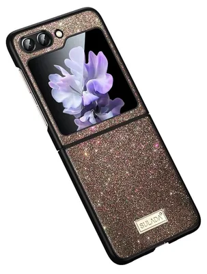 Produktbild von Für Samsung Galaxy Z Flip5 5G SULADA stoßfestes TPU und Kunstleder Schutzhülle