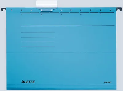 Image de Leitz 1985-00-35 1985 Dossier suspendu ALPHA® - Carton Pendarec, bleu