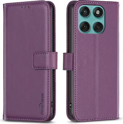 Produktbild von Motorola Edge 60 / 60 Fusion Hülle - BINFEN Klapphülle - Violett