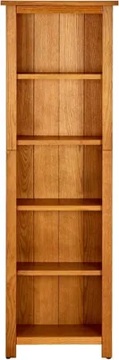 Immagine prodotto di Libreria 5 scomparti 45x22x140 cm rovere massiccio