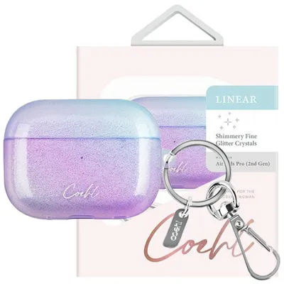 Zdjęcie produktu dla Etui Uniq Coehl Linear Na Airpods Pro 2 Stardust
