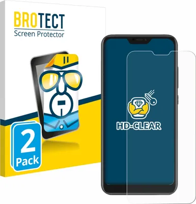 Produktbild von 2x Für Xiaomi Mi A2 Lite Schutzfolie BROTECT Displayschutz Display Schutz Folie Klar Transparent