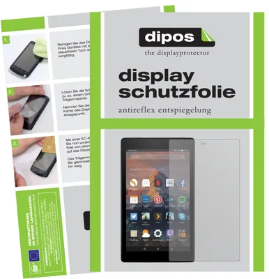 Produktbild von 2x Schutzfolie für Amazon Fire HD 8 (2018) matt Displayschutzfolie Folie Display