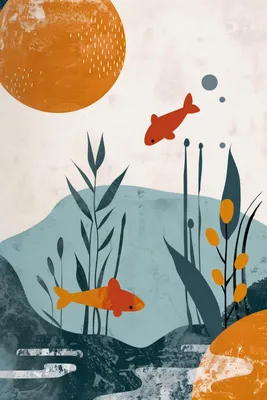 Image de Affiche 40 x 60 cm Monde sous-marin