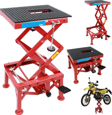 Produktbild von Motorradheber 135 kg Motorrad Hebebühne 340 - 870 mm Montageständer Montagebock