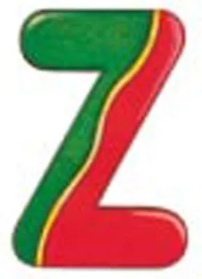 Productafbeelding van Houten speelgoedletter Z voor kinderkamerdecoratie, 8 cm