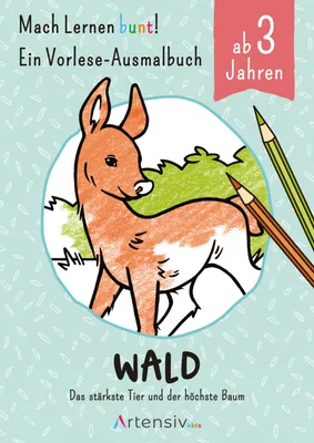 Produktbild von Wald - Ein Vorlese-Malbuch für Kinder ab 3 Jahren