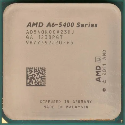 Produktbild von AMD A series A6-5400K, AMD A6, Socket FM2, 32 nm, Box, AMD, A6-5400K
