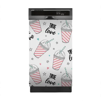 Produktbild von Magnete Dekorative 45x70 cm Küche Magnetmatte Spülmaschine - Milchshake