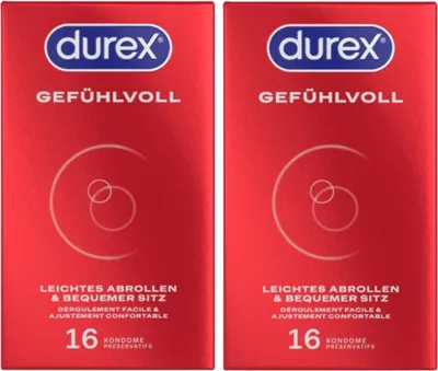 Produktbild von Durex Gefühlvoll Kondome 2 x 16 Stück