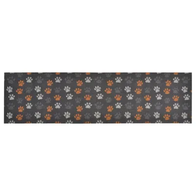 Image de vidaXL Tapis de cuisine Lavable Pattes 45x150 cm Velours