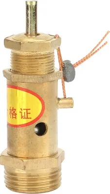 Image de G1/2 Soupape de sécurité en laiton pour compresseur d'air pour chaudière et générateur de vapeur (10KG)
