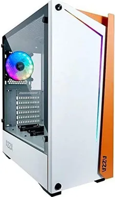 Zdjęcie produktu dla Azza APOLLO 430, Midi Tower, PC, Biały, ATX, micro ATX, Szkło hartowane, Gaming