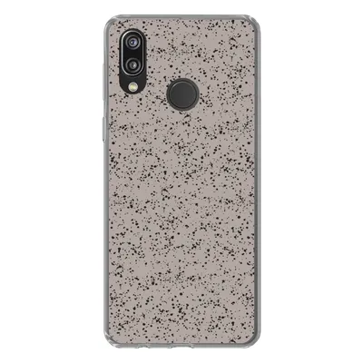 Produktbild von MuchoWow® Handyhülle Schutzhülle Hülle für Huawei P20 Lite (2020) Polka dots - Schwarz - Grau Silikon Softcase Handy Hülle - Kartenhalter
