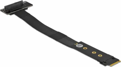 Produktbild von DeLOCK M.2 Key M zu U.2 SFF-8639 NVMe Adapter gewinkelt mit 20 cm
