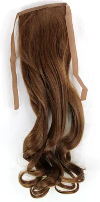 Produktbild von WIG ME UP Haarteil Mittelbraun, wellig, Bändchen, YZF-TC18-12
