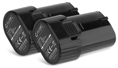 Image de subtel 2x Batterie pour Outil Compatible avec Makita DF012DSE, TD022DSE, DF012DSEK, BL0715 - (1500mAh, 7.2V)