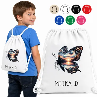 Obrázok produktu pre Taška Na Šport – Motýľ Z Lesejného Jazera
