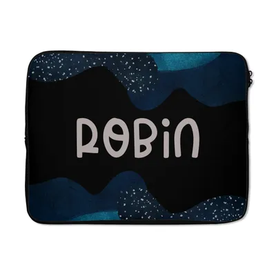 Produktbild von MuchoWow® Laptop Hülle 17 Zoll Laptoptasche Robin - Pastell - Mädchen - Zipper - Schutzabdeckung