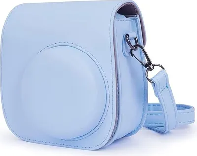 Produktbild von Sofortbildkamera Tasche Kompatibel mit Fujifilm Instax Mini 12, Polaroid Kamera Mini 12 Schutzhülle mit Fotoaufbewahrungsfach - Blau
