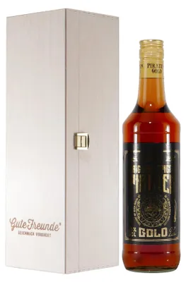 Produktbild von Boente Original Spiced Piraten Gold mit Geschenk-Holzkiste