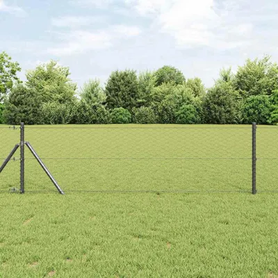 Zdjęcie produktu dla Sześcioramienna podstawa ogrodzenia 10 x 0,6 m Stal pokryta PVC