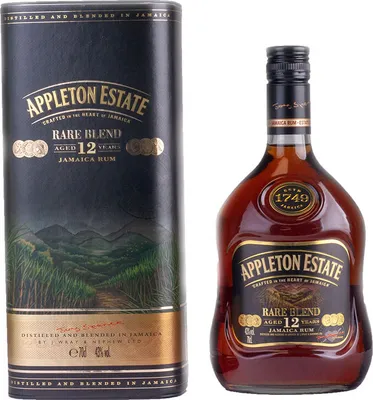 Produktbild von Appleton Estate Rare Blend 12 Jahre Jamaica Rum in Geschenkpackung | 43 % vol | 0,7 l