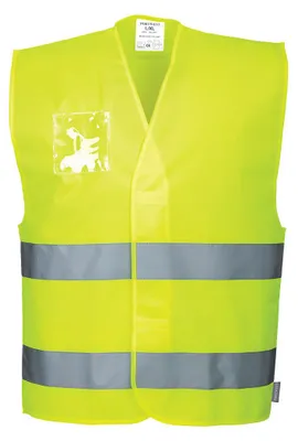 Produktbild von Portwest C475 Warnschutzweste-Dual mit Ausweistasche Yellow Gr. S/M