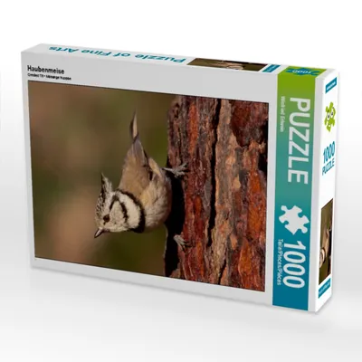 Produktbild von Calvendo Haubenmeise 1000 Teile Puzzle quer 640x480mm, Erlwein Winfried; 7366366