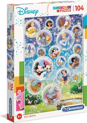Zdjęcie produktu dla Puzzle 104 elementy Super Kolor Disney Classic