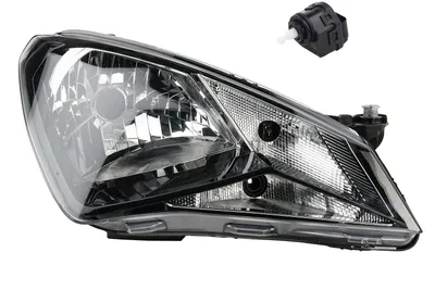 Produktbild von Scheinwerfer passend für Seat MII 10/ 11- rechts m. Stellmotor 1SL941016F 8L0941295B 8L0941295A Johns