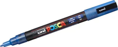 Obrázek produktu pro Popisovač POSCA PC-3ML modrý (6 kusů)