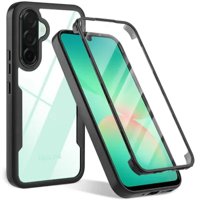 Produktbild von Techsuit ColorVerse 360 – Bildschirmschutz + Hülle für Samsung Galaxy A26 5G – schwarz