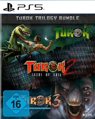 Produktbild von FLASHPOINT Turok Trilogy Bundle PS5, PlayStation 5, M (Reif)
