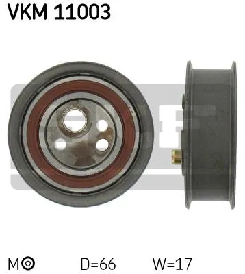 Produktbild von SKF VKM 11003 Spannrolle Zahnriemen für AUDI A4 Limousine (8D2, B5) A4 Avant (8D5, B5) 80 Limousine (8C2, B4) Cabriolet (8G7, B4) für VW