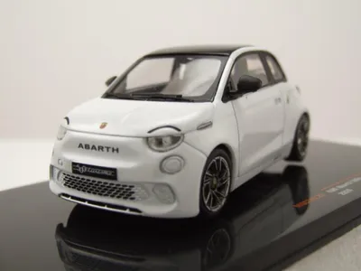 Produktbild von IXO 1:43 Fiat 500e Abarth, weiss, 2024