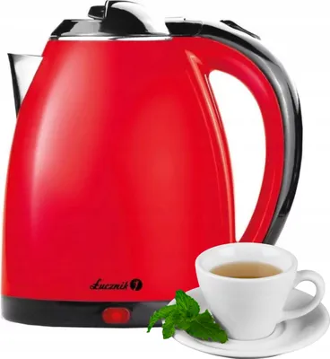 Produktbild von Wasserkocher Łucznik Wk-180+ 1800W 1,8L Rot Autoabschaltung Thermosfunktion