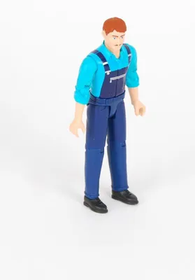Produktbild von Bruder Spielfigur Monteur 1:16 mit voll beweglichen Gelenken für Werkzeuge und Fahrzeuge
